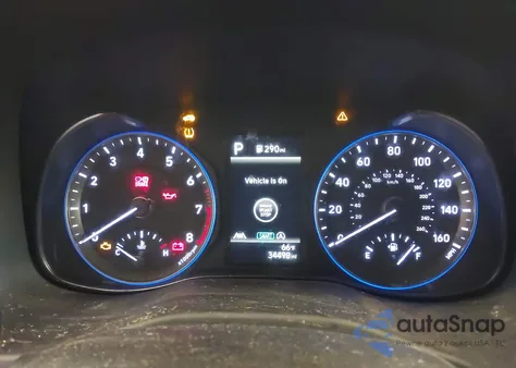 2022 Hyundai Kona Sel from USA, damaged, VIN KM8K6CAB2NU857201